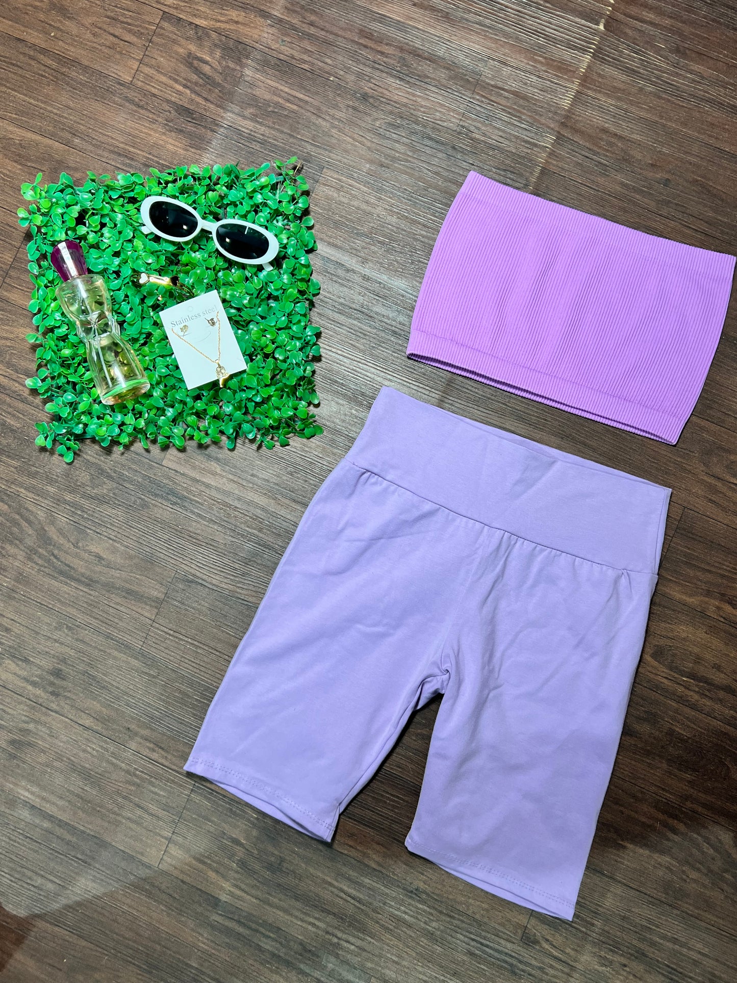 HIGH WAISTED BIKER SHORT