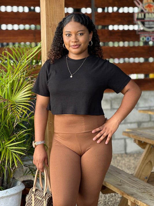 OVER-SIZED THERMAL CROP TOP