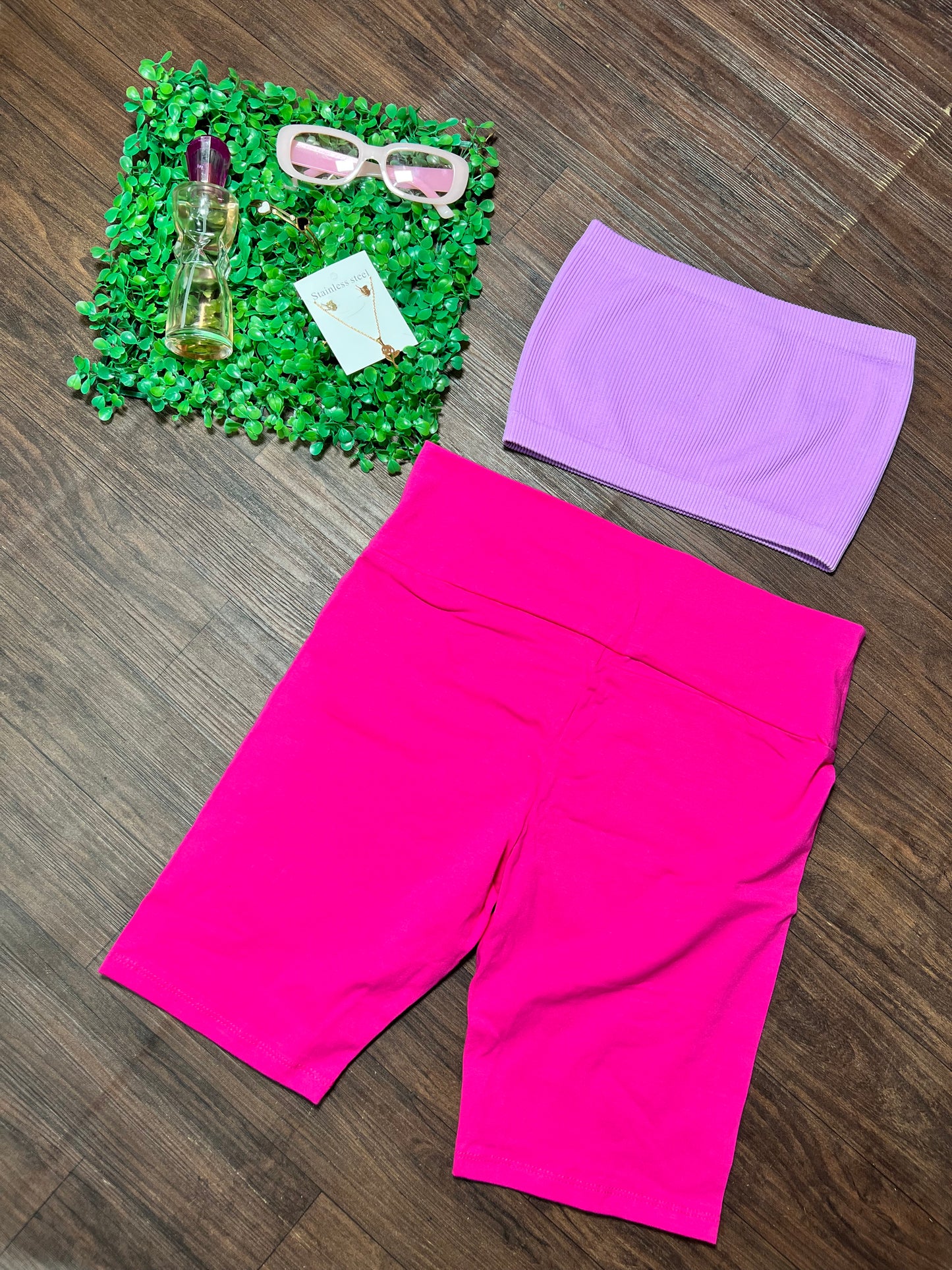 HIGH WAISTED BIKER SHORT