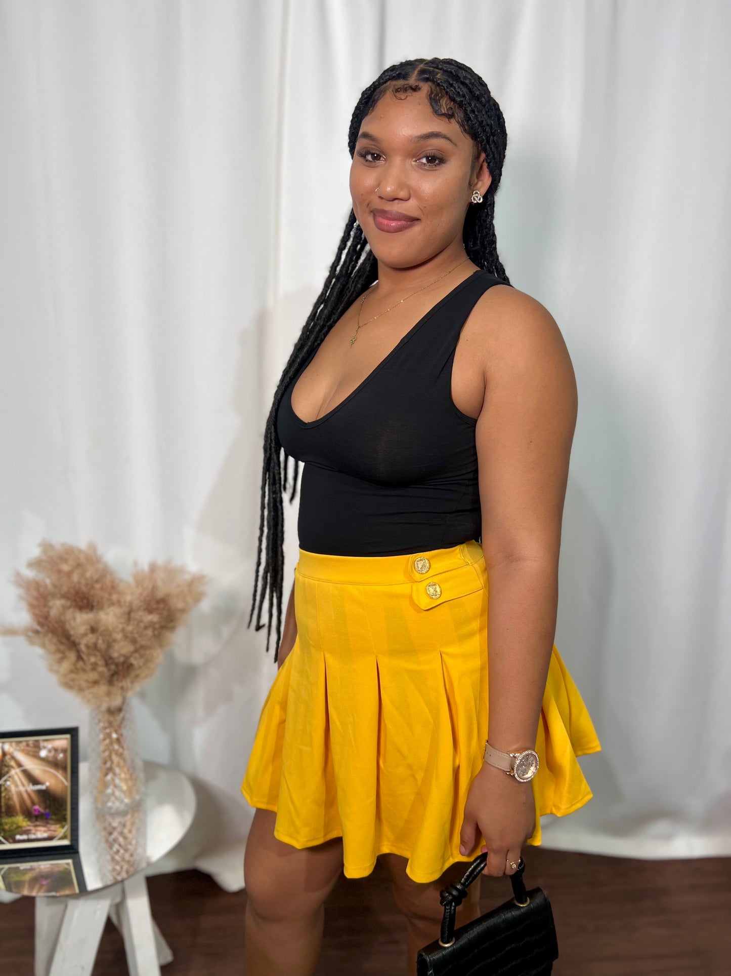 PLEATED TENNIS SKIRT