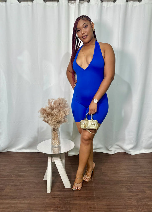HALTER SEAMLESS ROMPER