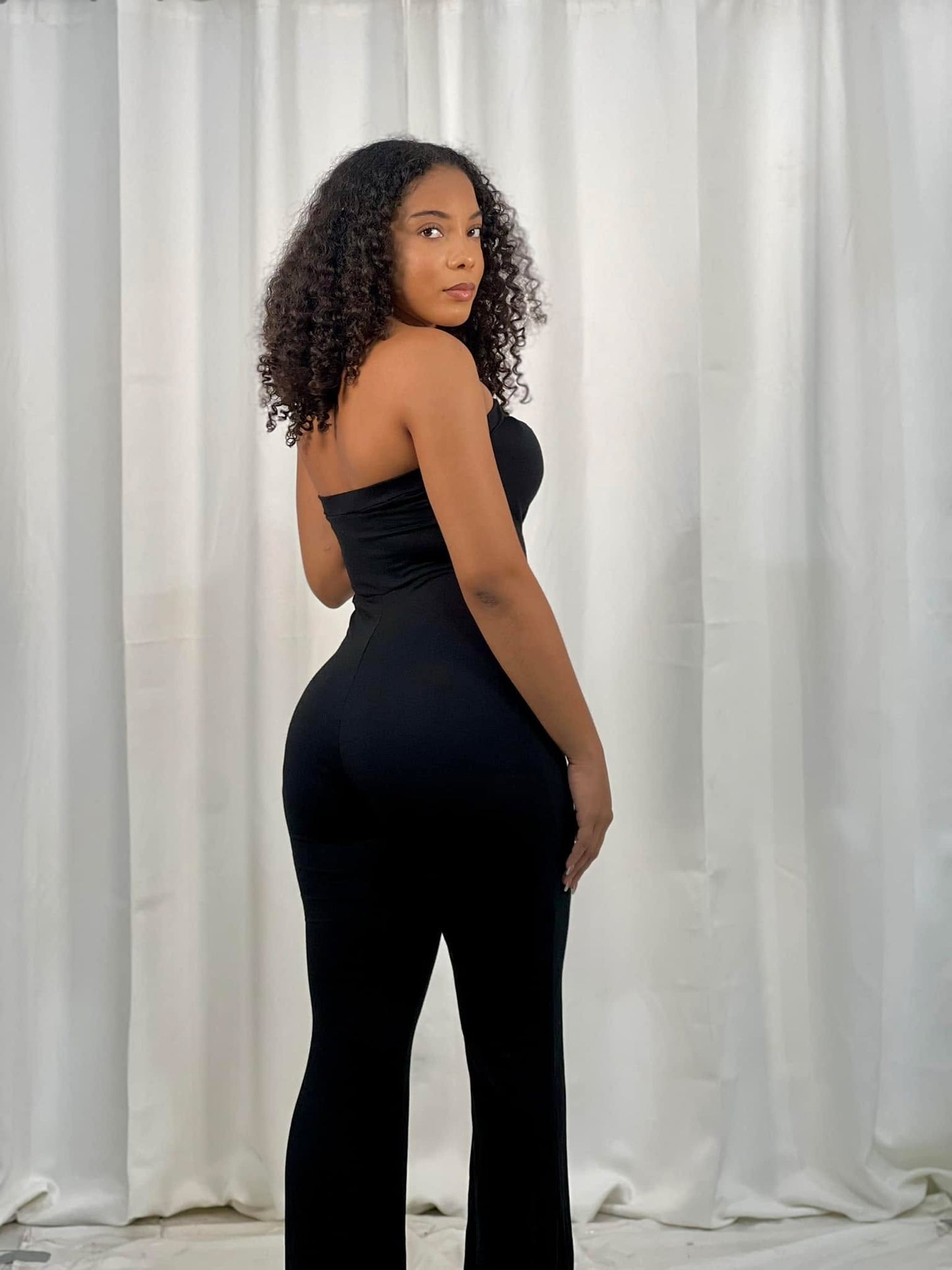 ANGELIC RUCHED TUBE JUMPSUIT