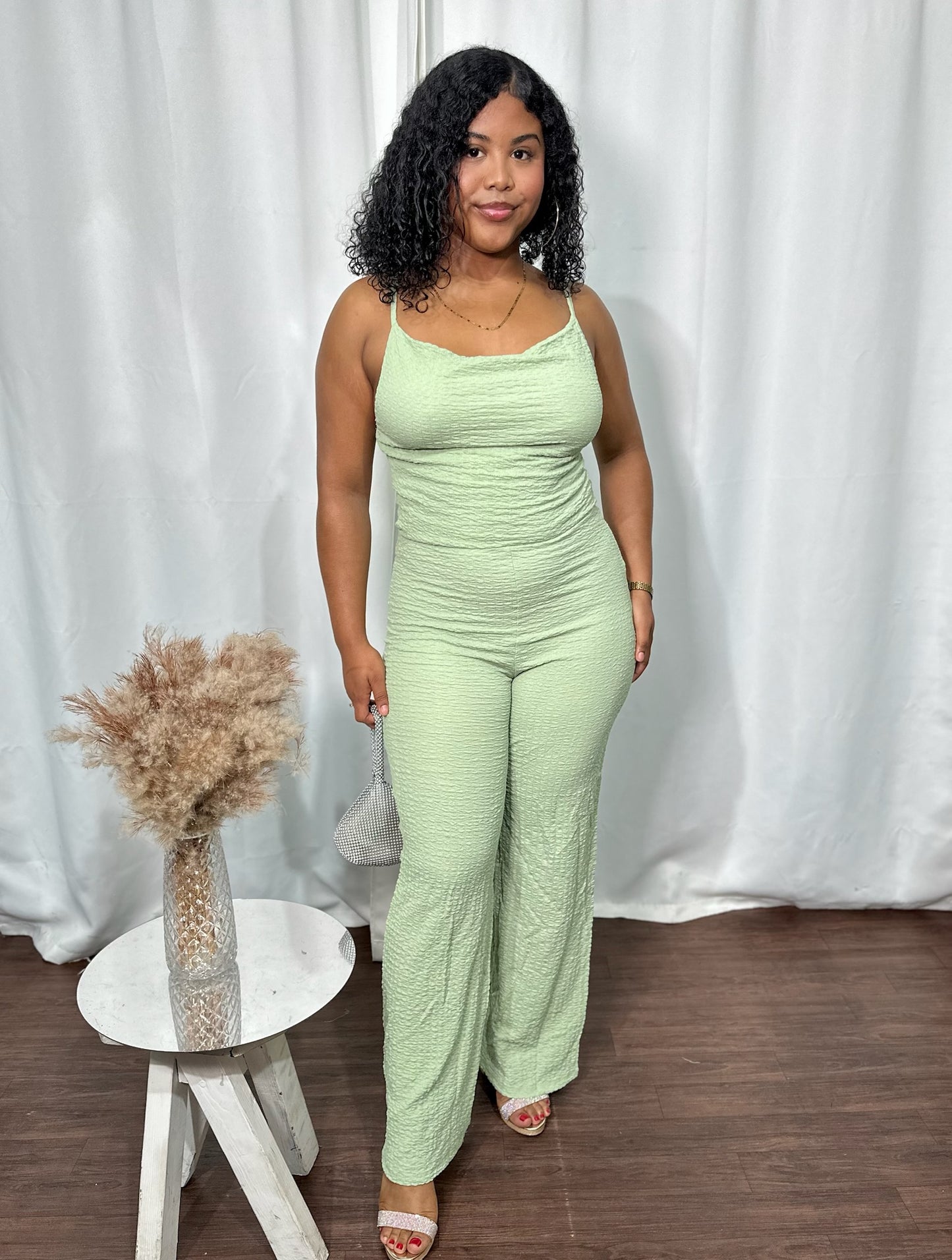 SCULPT FLARE JUMPSUIT