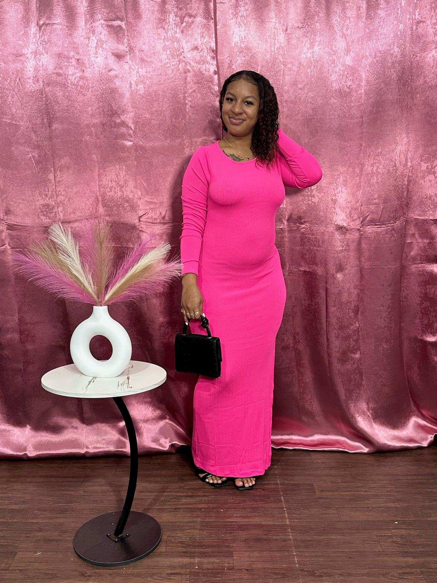 WONDA LONG SLEEVE MAXI DRESS